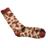 Chic Mori retro long barrel and camouflage socks