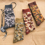 Chic Mori retro long barrel and camouflage socks