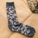 Chic Mori retro long barrel and camouflage socks