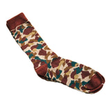 Chic Mori retro long barrel and camouflage socks