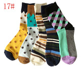 5 Cotton men sock long colorful socks