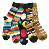 5 Cotton men sock long colorful socks