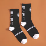 22-27cm Crew Fashion Socks Eight  Diagrams Divination Feng Shui Taiji Tai Chi