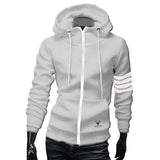 New Hoodies Men Patchwork Hooded Sweatshirt slim fit