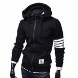 New Hoodies Men Patchwork Hooded Sweatshirt slim fit