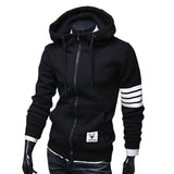 New Hoodies Men Patchwork Hooded Sweatshirt slim fit