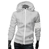 New Hoodies Men Patchwork Hooded Sweatshirt slim fit