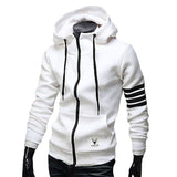 New Hoodies Men Patchwork Hooded Sweatshirt slim fit