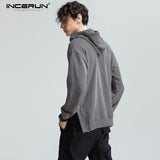 Hoodie Men's Korean Style Casual Pullover Sweatshirt