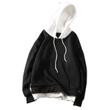 Patchwork Sleeve Hoodie