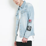 Men Denim jackets GD G-DRAGON